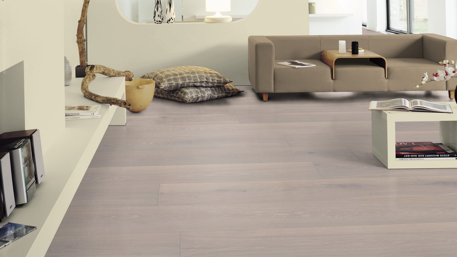 Tarkett Parkett Atelier Elegance Mix Eiche Sterling Landhausdiele / Breite Diele M4V