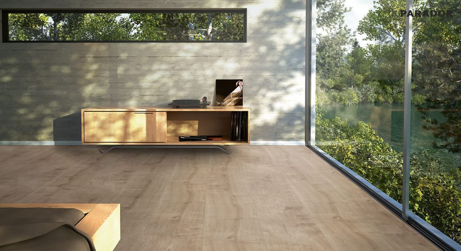 Suelo laminado de Parador Basic 600 Roble Pulido Lama 4V