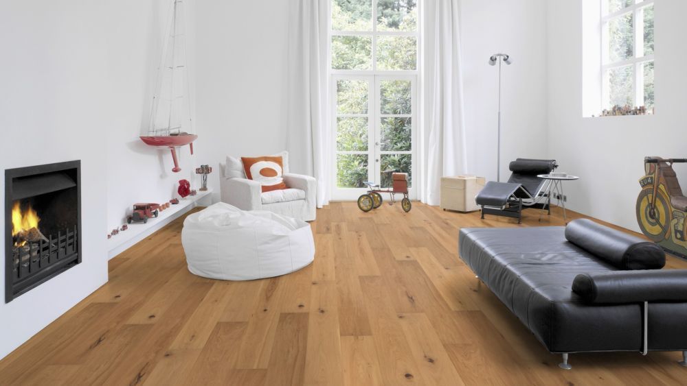 Wicanders Parkett Kentucky Eiche Dallas geölt handgeschroppt 1-Stab Landhausdiele 4V