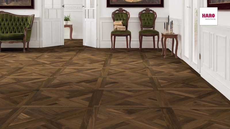 HARO Parquet parkettmanufaktur Noyer Américain Dalle St. Andrew 4V main product photo