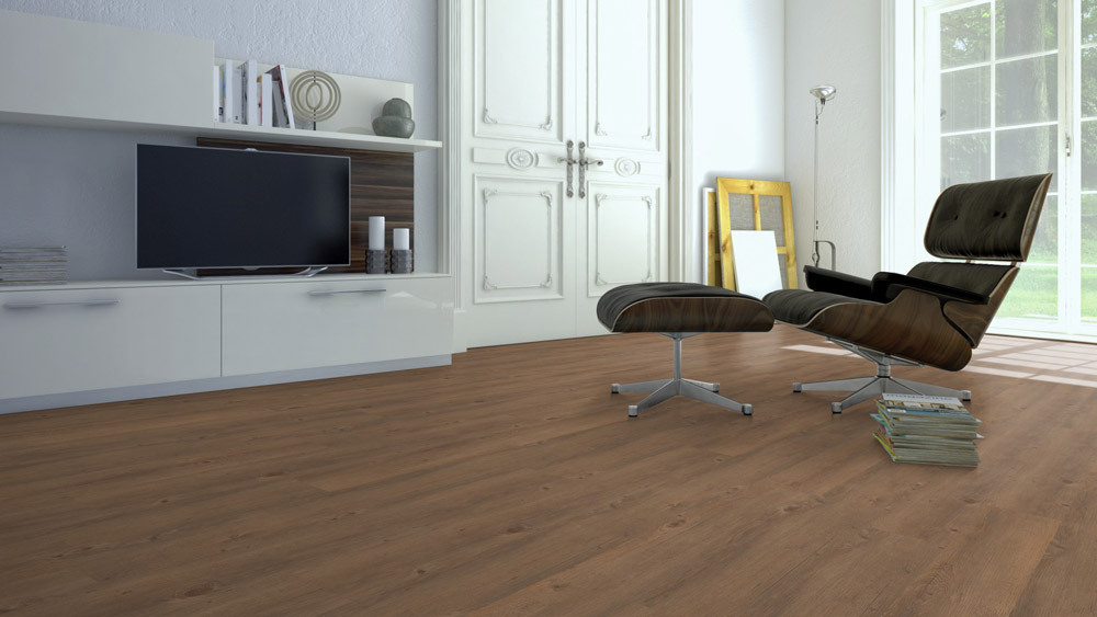 Skaben Klebe Vinylboden massiv Life 30 Eiche rustikal natürlich 1-Stab Landhausdiele zum kleben