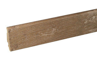Matching skirting 6 cm high white oak sawed FOEI808 240 cm