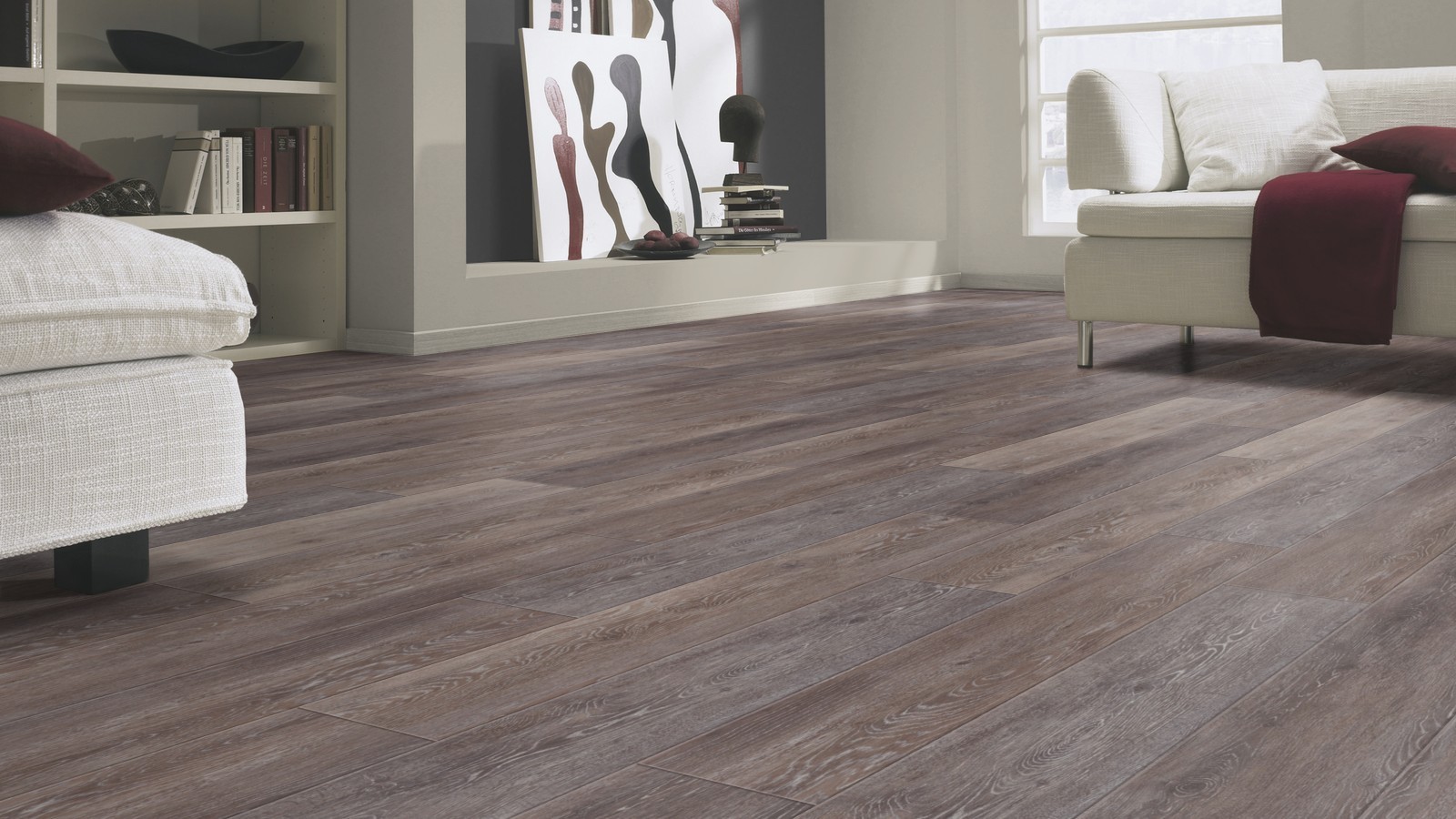 Tarkett Vinyl flooring Starfloor Click 30 Brown Cerused Oak Plank M4V