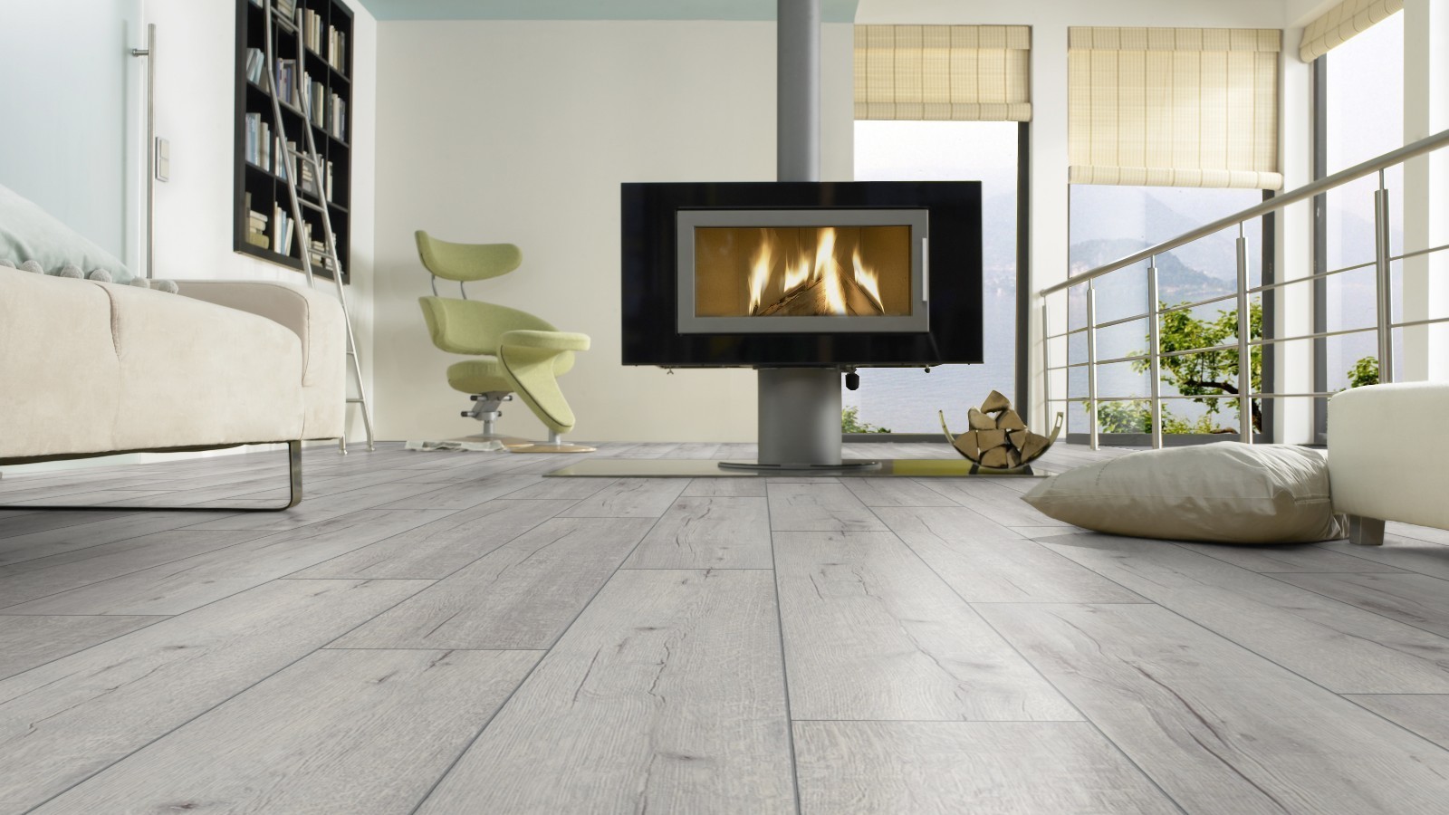 Laminat Durable Riop Oak weiss D3181 1-Stab Landhausdiele 4V Breite 188mm