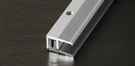 Abschlussprofil 26 mm Alu eloxiert Edelstahl 7 - 18 mm 270 cm main product photo