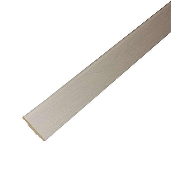 Matching Skirting board 6 cm high Beech Light Grey FOBU007 240 cm main product photo