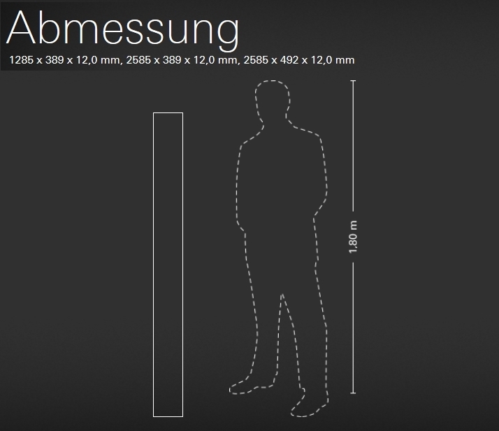Parador Decorative panels ClickBoard Primed texture untreated 1285x389
