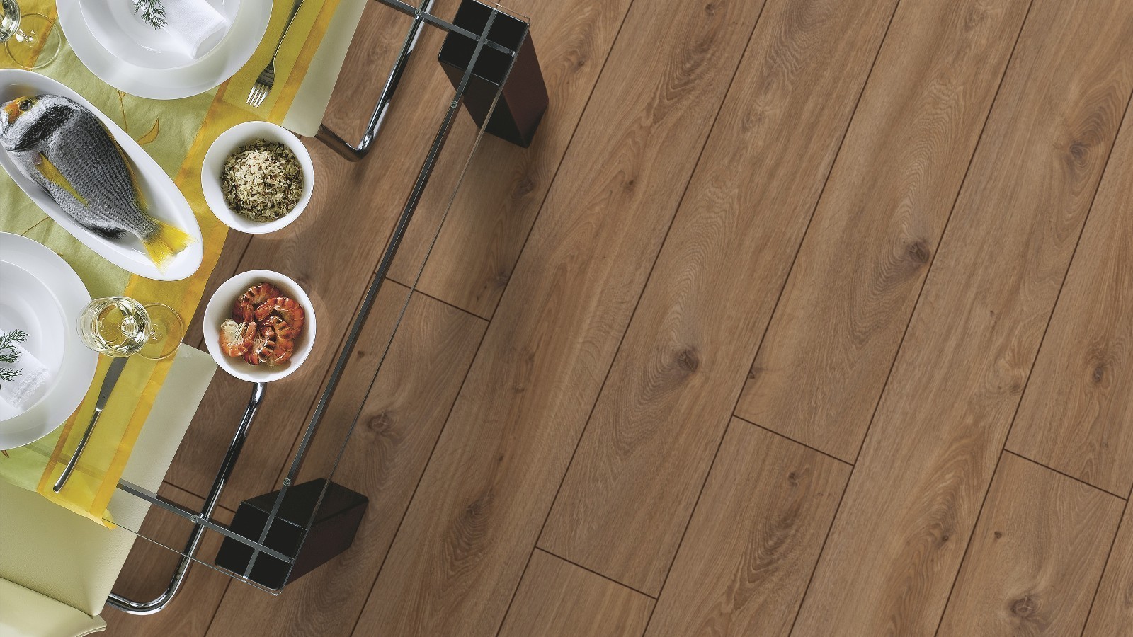 Suelo laminado Select Prestige Oak nature D4166 1-Tablilla 4V ancho 193mm