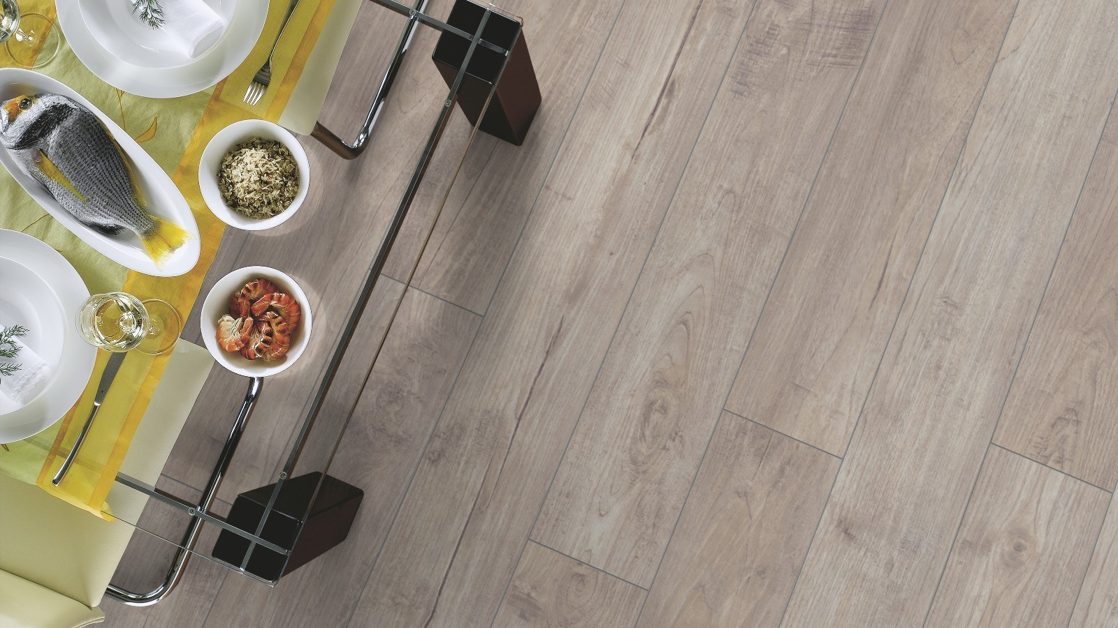 Stratifié Select Teck Nostalgique Beige D3241 1 frise 4V Largeur 193mm