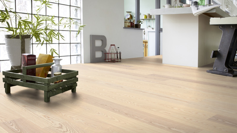 Tarkett Parquet Shade Ash Linen White 1-strip M2V main product photo