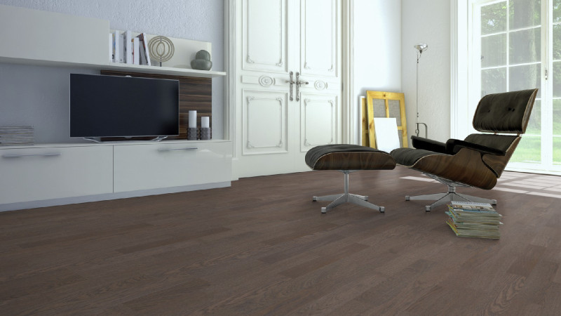 Tarkett Parquet Shade Oak Stone Grey 2-strip main product photo