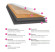 Wineo Vinyl flooring 800 Wood Clay Calm Oak 1-strip Bevelled edge for gluing