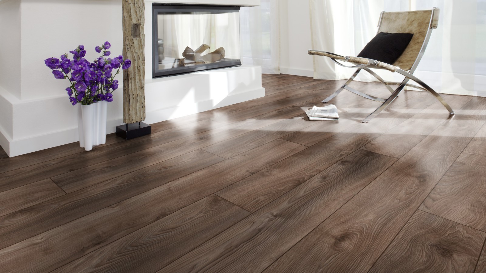 Laminate Wide Macro Oak Brown D4791 1-strip 4V Width 188mm