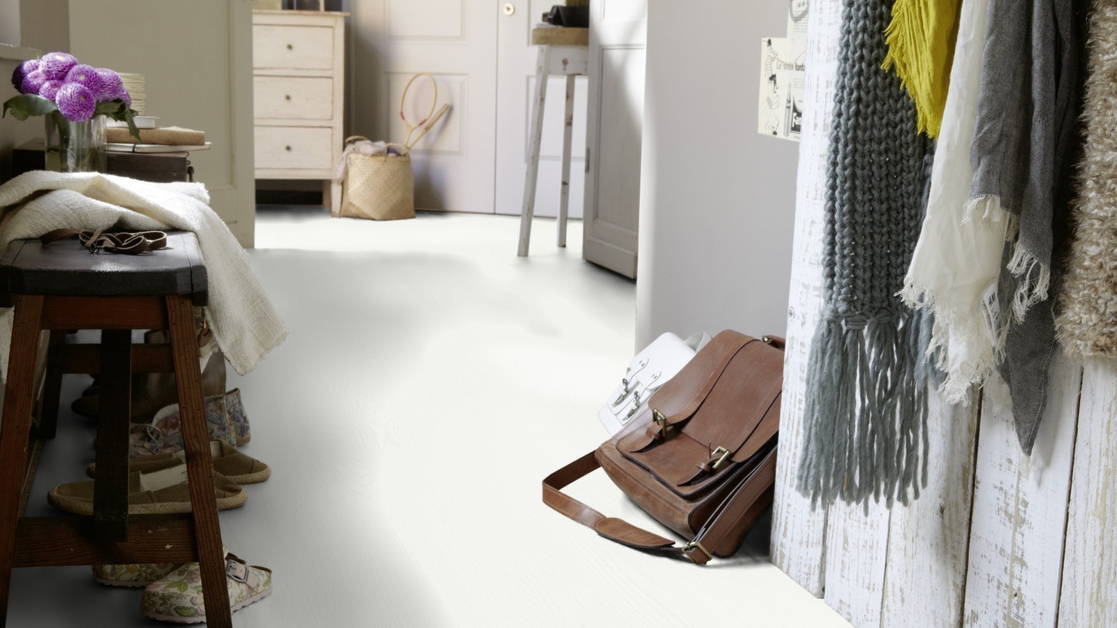 Tarkett Parquet Viva Ash Design White 2-strip