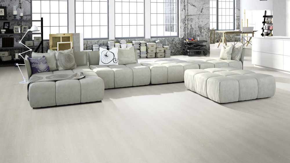 Skaben Klebe Vinylboden massiv Life 30 Eiche Classic natürlich beige 1-Stab Landhausdiele zum kleben