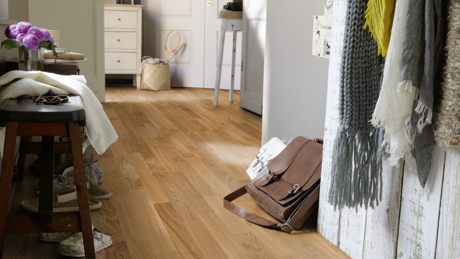 Tarkett Parquet Pure Natur Roble 3-lamas suelo de barco Proteco Natura 13 mm