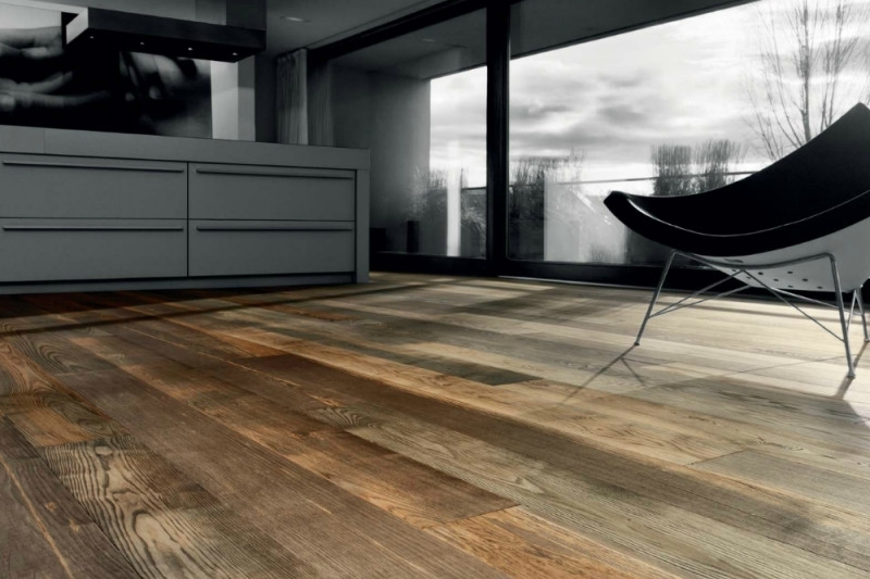 HARO Parquet parkettmanufaktur Frêne Barrique Selectiv brossé oléovera 1 frise 4V main product photo