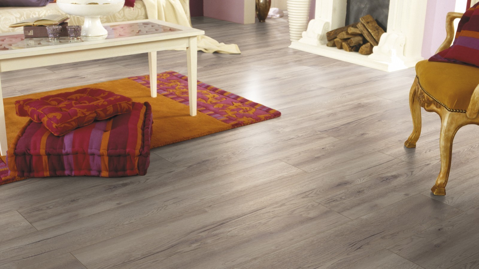 Laminate Durable Pettersson Oak Beige D4763 1-strip 4V Width 188mm