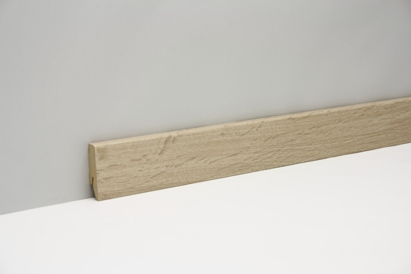 Classen CLIP Skirting board 19x58 Chiaro oak foiled 240 cm main product photo