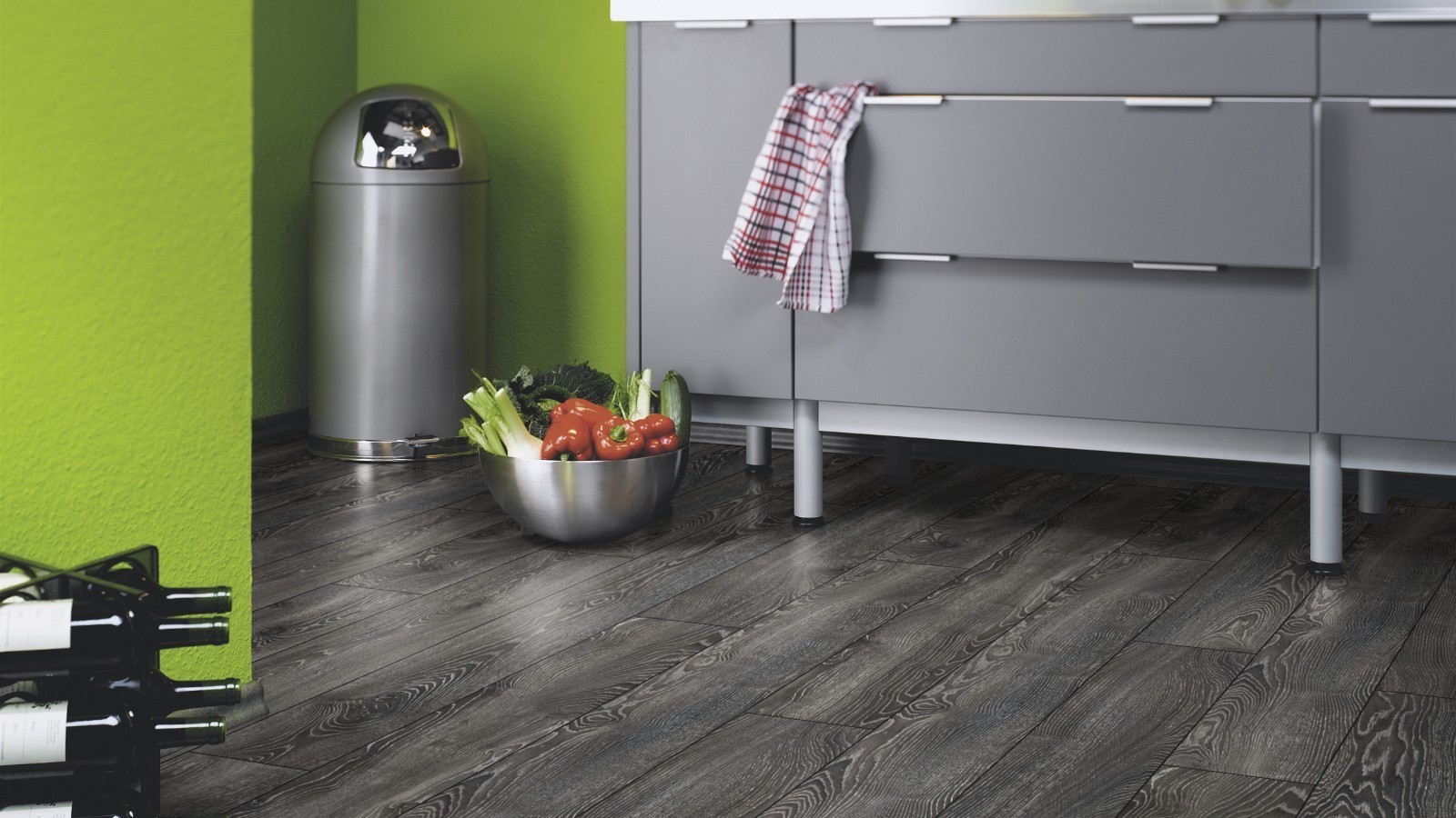 Laminat Wide Hightland Eiche Schwarz D4798 1-Stab Landhausdiele 4V Breite 188mm