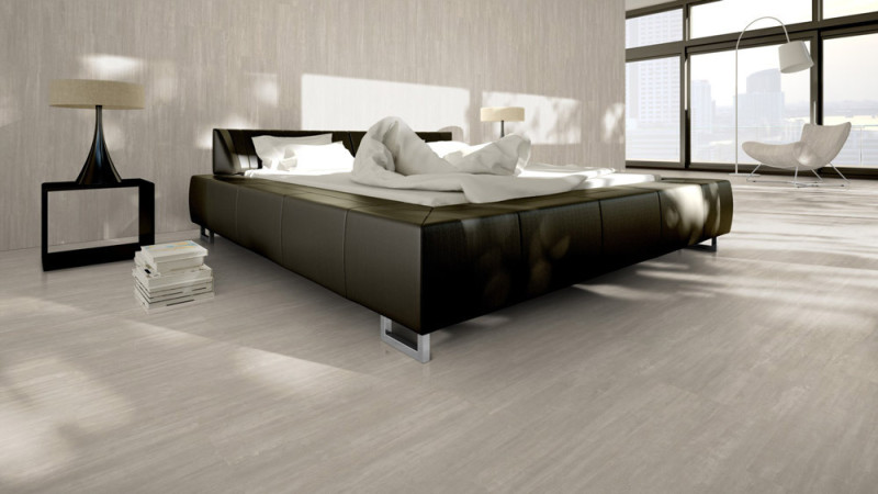 Skaben Klick Vinylboden massiv Life Click 55 Beton Beige Fliese 4V zum klicken main product photo