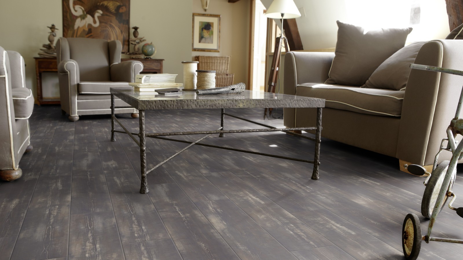 Tarkett Vinylboden Starfloor Click 30 Grey Colored Pine Planke M4V
