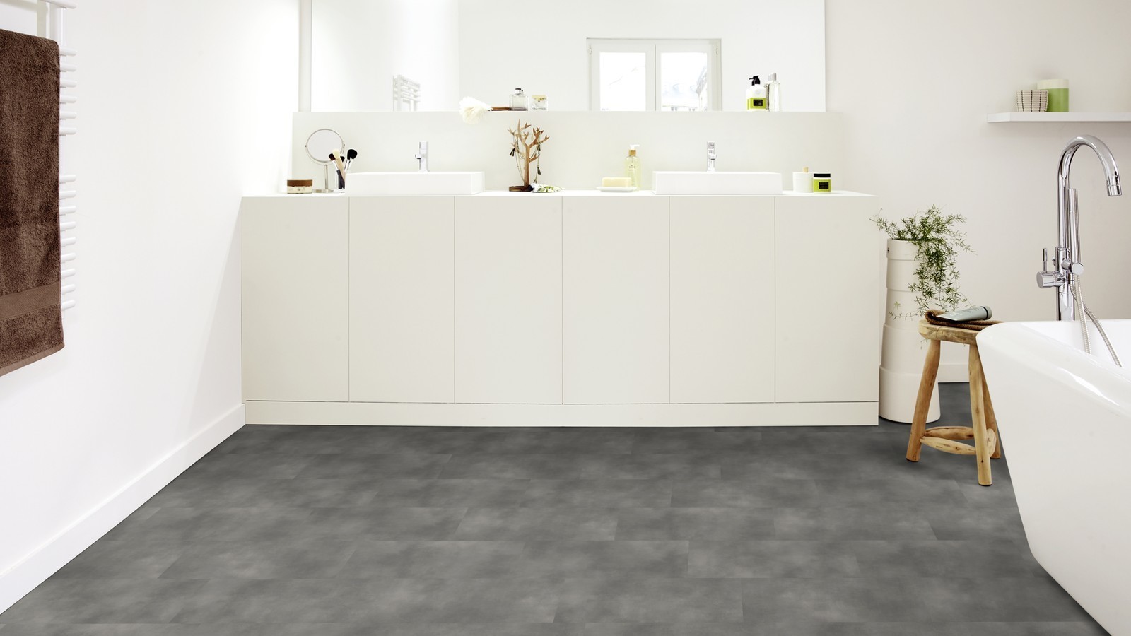 Tarkett Design flooring iD Inspiration Loose-Lay Grey concrete Tile