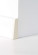 Classen End caps for Fuxx Skirting boards 18x65 Ivory foiled