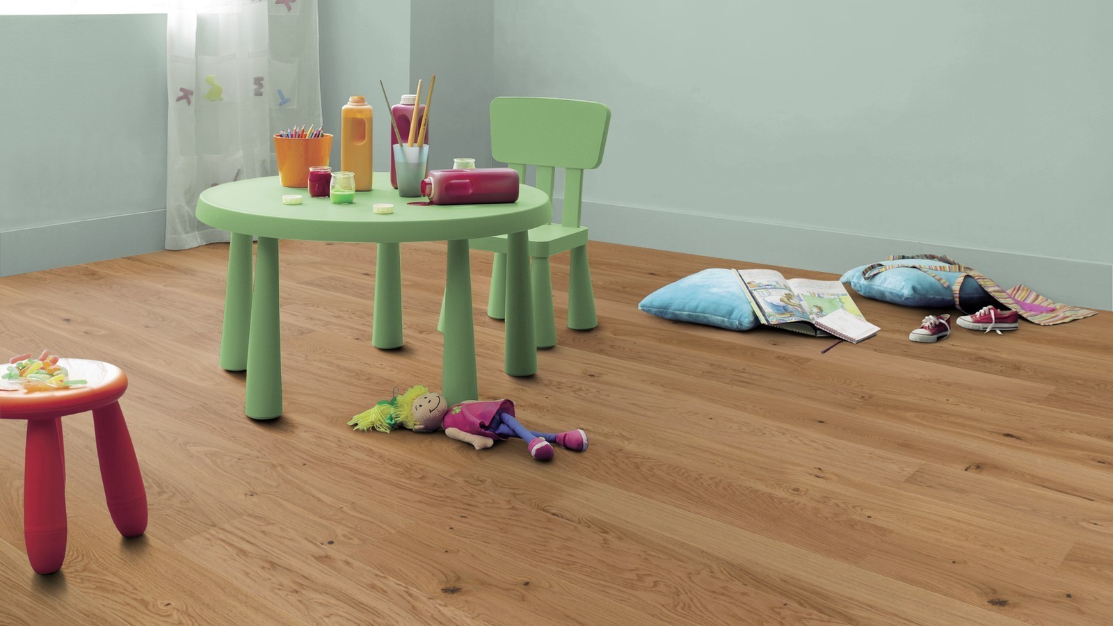 Tarkett Parquet Pure Oak Rustic brushed Proteco Hardwax Oil 1-strip M2V