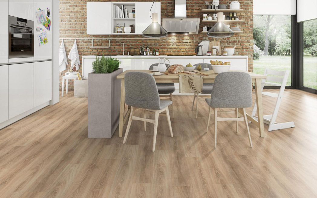 Egger Home Designboden Design+ Eiche sägerau braun 1-Stab Landhausdiele 4V