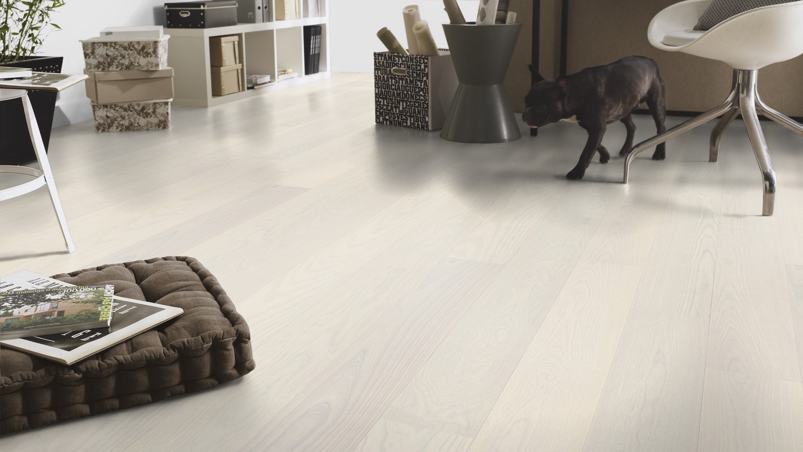 Tarkett Parkett Shade Natur Esche white pearl Landhausdiele M2V