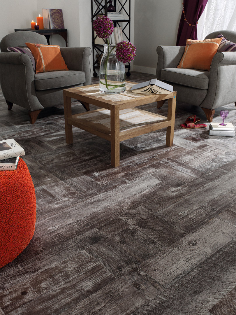 Tarkett Laminate Lamin'Art 832 Patchwork Cappucino Multi-strip