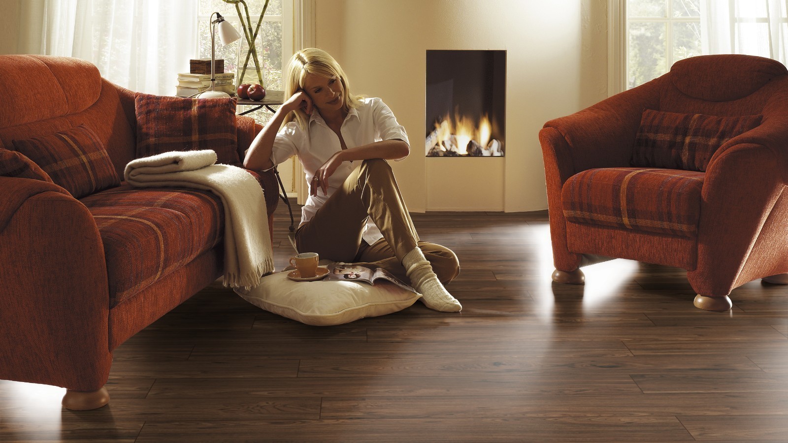 Laminat Select Nussbaum Toscana D3070 1-Stab Landhausdiele 4V Breite 193mm