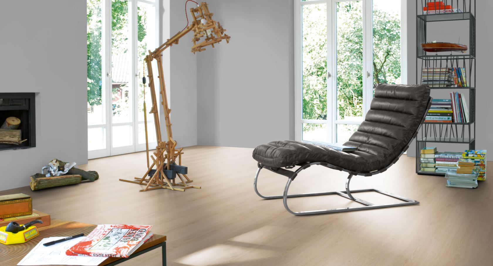 Suelo Vinilo de Parador Basic 30 Roble Studioline Laminado en plancha