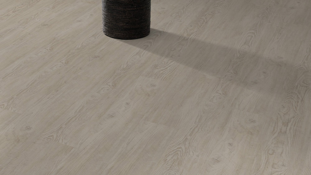 Skaben Klick Vinylboden massiv Life Click 55 Kiefer rustikal Weiß 1-Stab Landhausdiele 4V zum klicken