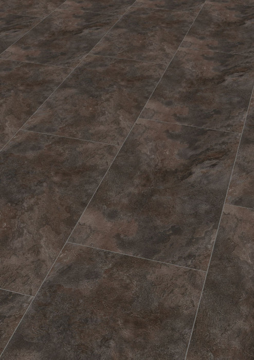 Wineo Vinylboden 800 Stone Silver Slate Fliesenoptik reale Fuge zum klicken main product photo