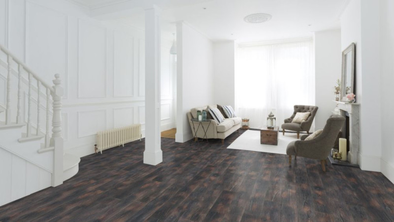 Wicanders Parquet Kentucky Chêne Grand Canyon huilé brossé grainé fumé 1 frise 4V main product photo