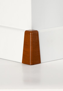 Classen outer corner for CLIP skirting 19x58 rosewood high gloss