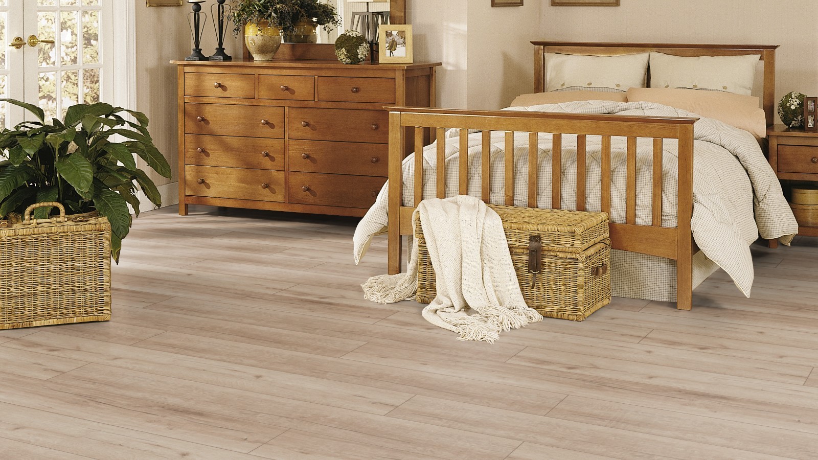 Suelo laminado Durable Rip Oak nature D3180 1-Tablilla 4V ancho 188mm