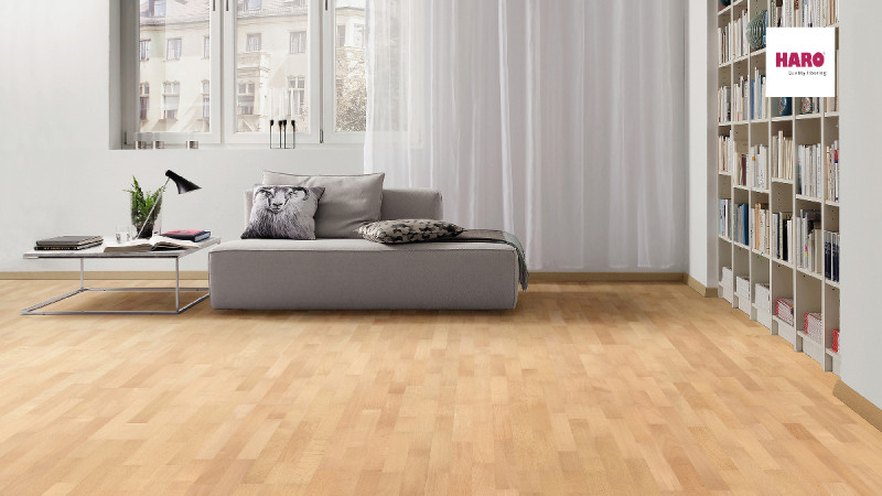 HARO Parquet 4000 Trend Hêtre étuvé 3 frises main product photo