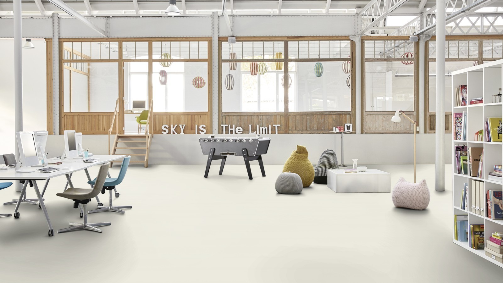 Tarkett Design flooring iD Inspiration Loose-Lay White concrete Tile