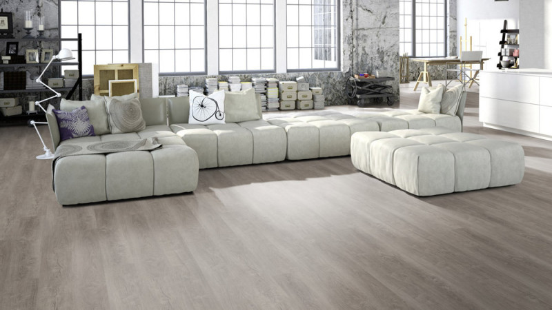 Skaben Vinyl massiv Life Click 30 Vintage Oak Grey 1-strip main product photo