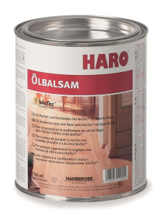HARO Oil Balm Care product for repair work on parquet with bioTec Oil/Wax Finish