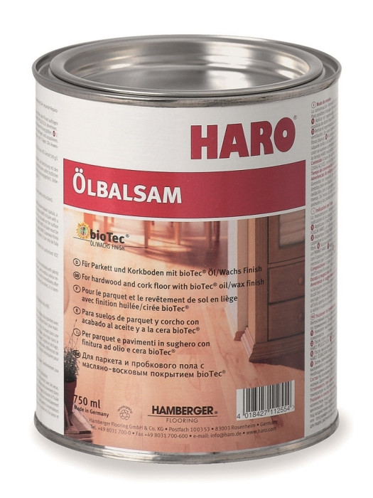 HARO Ölbalsam Pflegemittel für Reparaturarbeiten an Parkett mit bioTec Öl/Wachs Finish main product photo