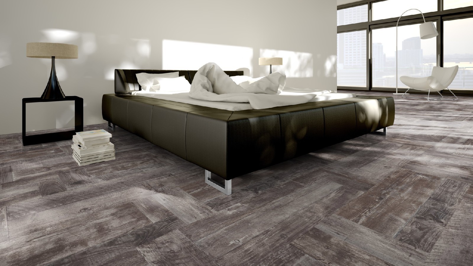 Tarkett Laminate Lamin'Art 832 Patchwork Cappucino Multi-strip