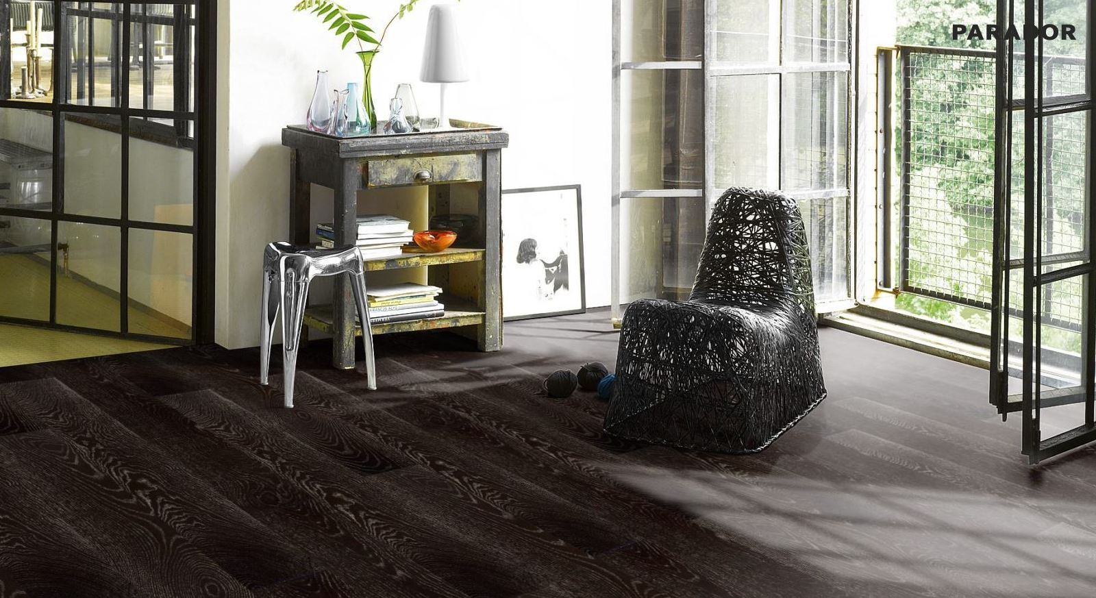 Parador Parquet Trendtime 1 Select Oak noir silver Wide plank 4V