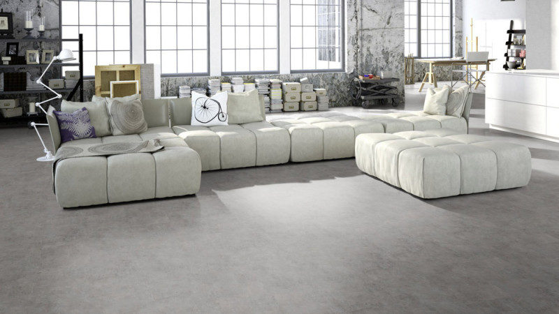 Skaben Klick Vinylboden massiv Life Click 30 Loft Grau Fliese zum klicken main product photo