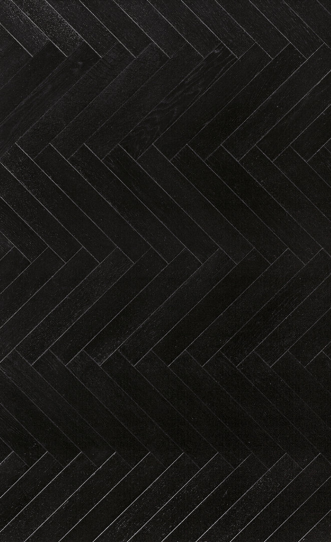 Parador Parkett Trendtime 3 Living Eiche Schwarz Matt Lackiert Stab (Fischgrät) M4V