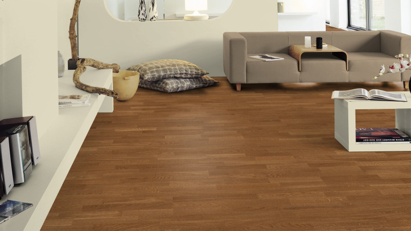 Tarkett Parquet Shade Natur Roble Praliné 3-lamas suelo de barco main product photo