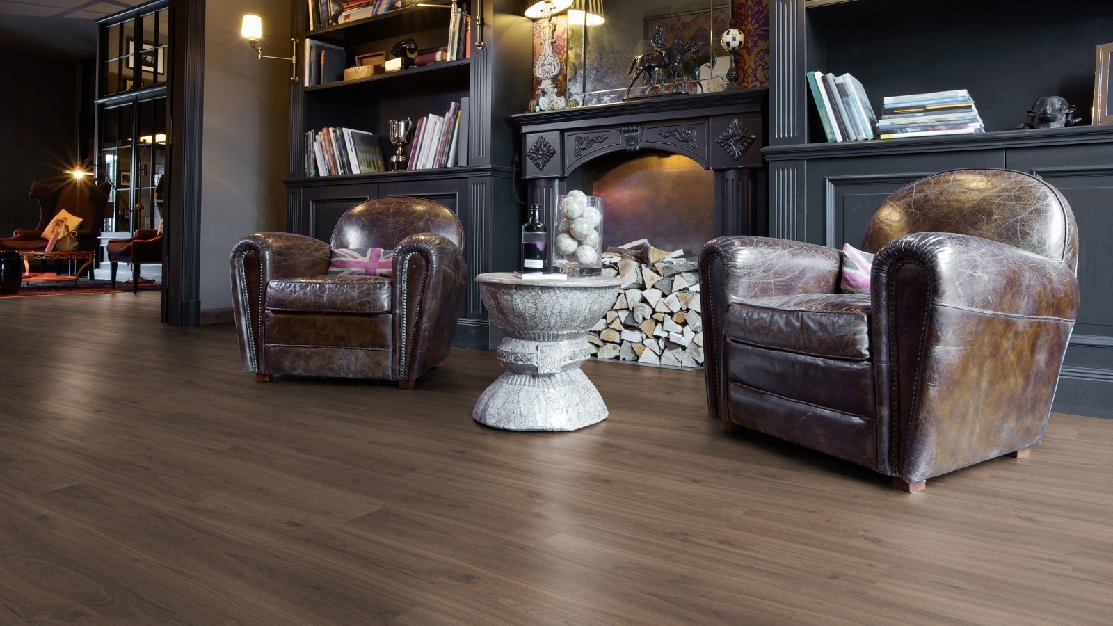 Laminate Flexi Walnut Palazzo D4757 1-strip Width 193mm